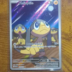 Pokemon Helioptile 143/132 Me01: Mega Evolution Holo Illustration Rare Basic - Image 1