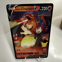 Pokemon Lance's Charizard V Promo Holo SWSH133 Flamethrower HP 220 - Image 1