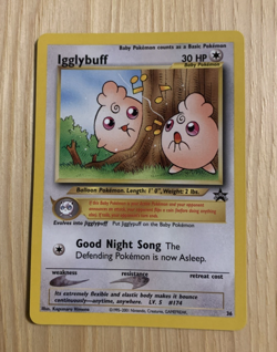 Pokemon - Igglybuff Black Star Promo # 36 NM - Image 1