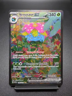 Pokemon TCG Venusaur EX 198/165 Scarlet & Violet 151 English SIR - Image 1