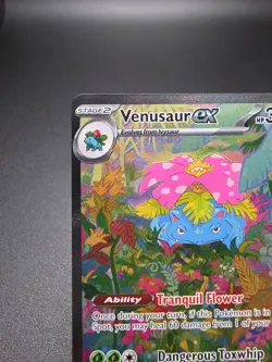 Pokemon TCG Venusaur EX 198/165 Scarlet & Violet 151 English SIR - Image 3