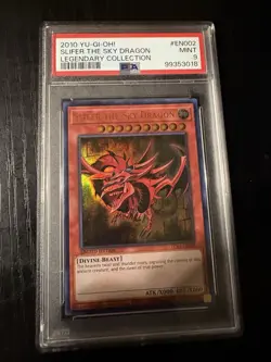 YuGiOh Slifer the Sky Dragon LC01-EN002 Legendary Collection PSA 9 - Image 3