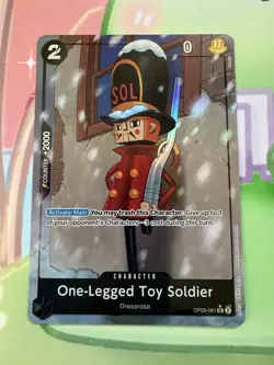 One Piece One-Legged Toy Soldier Full Art OP05-081 Premium Booster The Best - Image 1