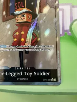 One Piece One-Legged Toy Soldier Full Art OP05-081 Premium Booster The Best - Image 3