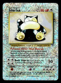 Snorlax 64/110 Reverse Holo Legendary Collection Pokemon Card - Image 1