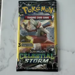 Pokemon Sun & Moon Celestial Storm 3 Card Mini Pack Blaziken Sealed - Image 1