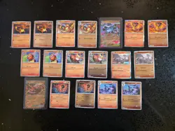 Phantasmal Flames 100% Complete Master BASE Set 184 Cards w EX's & Reverse's - Image 3