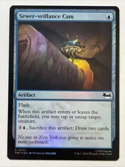 Sewer-veillance Cam #53 (Foil) (NM) TMT Magic MTG - Image 1