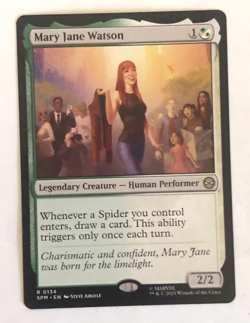 Mary Jane Watson 134 Marvel's Spider-man MTG Magic the Gathering NM - Image 1