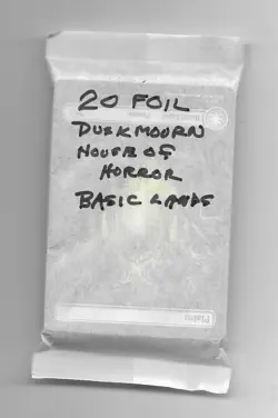 20 Duskmourn House of Horror Foil Lands Magic MTG Factory Sealed - Image 1