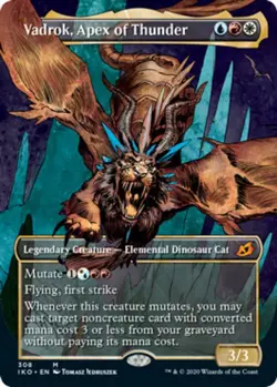 1x Vadrok, Apex of Thunder - Foil - Showcase Light Play MTG Magic - Kid Icarus - - Image 1