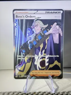 Boss's Orders 248/193 Ghetsis Full Art Holo Pokemon Paldea Evolved ENG NM - Image 1