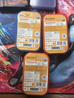 One Piece OP13 Vol 2 "Carrying on his Will" Mini Tin Sealed 3 Tin Set, - Image 2
