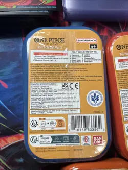 One Piece OP13 Vol 2 "Carrying on his Will" Mini Tin Sealed 3 Tin Set, - Image 4