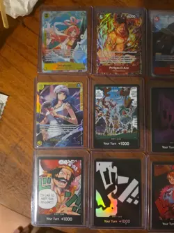 24x English One Piece TCG Alt Arts Holo and Regular Dons and SRS mixed card lot - Image 2