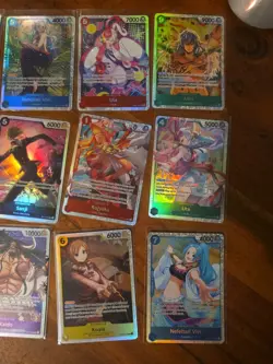 24x English One Piece TCG Alt Arts Holo and Regular Dons and SRS mixed card lot - Image 5
