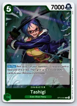 One Piece - OP12-031 - Tashigi - Holo R - US Seller - Image 1