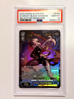 Weiss Goddess of Victory: NIKKE - Scarlet: Black Shadow SP Gold Signature PSA 10 - Image 1