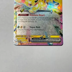 Pikachu EX Full Art Holo 057/191 SV08 Surging Sparks NM Ultra Rare Pokemon Card - Image 3