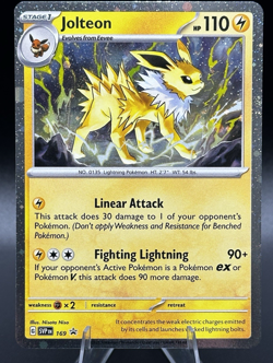 Jolteon - 169 (Cosmos Holo) 169 Sv: Scarlet & Violet Promo Cards Holo NM - Image 1