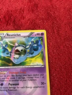 Reuniclus 126/124 Dragons Exalted Holo Pokemon Card Played - Image 2