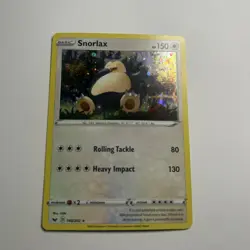 Snorlax 140/202 Cosmos Holo Foil Sword Shield SWSH Promo Pokemon Card - Image 2