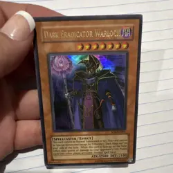 Konami Dark Eradicator Warlock SD6-EN001 Holo Effect Spellcaster Yu-Gi-Oh! Card - Image 1
