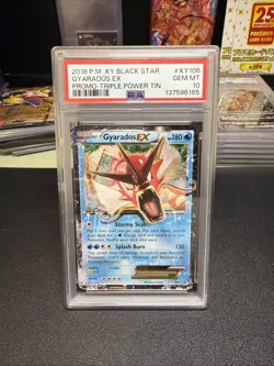 Pokemon Gyarados EX TCG Holo Rare Black Star Promo Card XY106 - Image 1