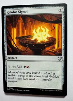 MTG - Rakdos Signet - OTC 0265 - Outlaws of Thunder Junction Magic the Gathering - Image 1