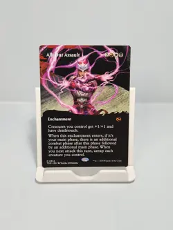 All-Out Assault #352 Borderless Mythic Tarkir Dragonstorm TDM MTG - Image 1