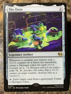 MTG TCG TMNT The Ooze 0177 Regular Rare - Image 1
