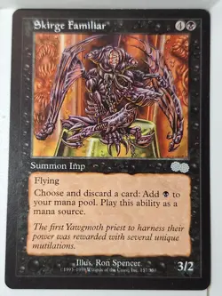 Skirge Familiar - Urzas Saga - Magic the Gathering MTG Nice! - Image 1