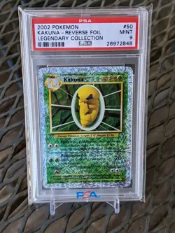 Pokemon Legendary Collection Reverse Holo Kakuna #50/110 PSA 9 MINT - Image 1