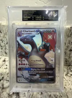 Pokemon Hidden Fates Shiny Vault CHARIZARD GX BGS 10 BLACK LABEL PRISTINE SV49 - Image 1