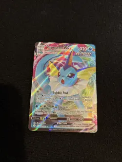 Pokemon TCG Vaporeon VMAX Evolving Skies 030/203 Holo Ultra Rare - Image 2