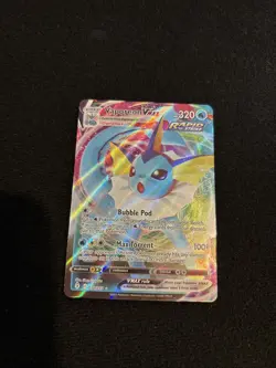 Pokemon TCG Vaporeon VMAX Evolving Skies 030/203 Holo Ultra Rare - Image 3