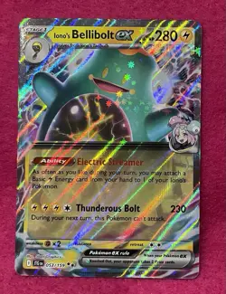 ✨Iono's Bellibolt ex 053/159 Journey Together Holo Pokemon TCG✨ - Image 1
