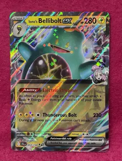 ✨Iono's Bellibolt ex 053/159 Journey Together Holo Pokemon TCG✨ - Image 2