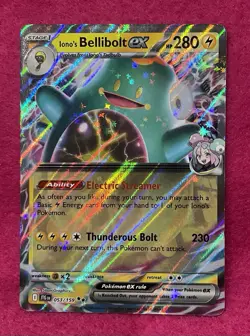✨Iono's Bellibolt ex 053/159 Journey Together Holo Pokemon TCG✨ - Image 3