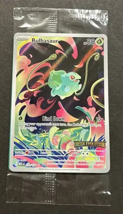 2025 POKEMON MEGA EVOLUTION BULBASAUR ILLUSTRATION RARE PROMO!! - Image 5