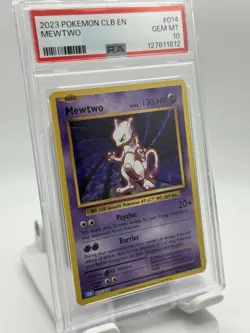 PSA 2023 POKEMON CLB EN MEWTWO 88 #014 GEM MT 10 - Image 1