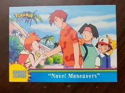 LP! Pokemon Topps Navel Maneuvers OR10 Orange Islands Blue Logo Series 3 - Image 1