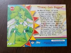 LP! Pokemon Topps "Tracey Gets Bugged" OR14 Orange Islands Blue Logo - Image 2