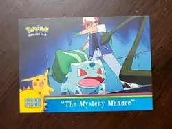 NM! Pokemon Topps "The Mystery Menace" OR19 Orange Islands Blue Logo - Image 1