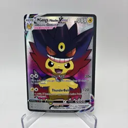 Mgenga Pikachu VCOS Fan Art Pokemon Gengar NM - Image 1