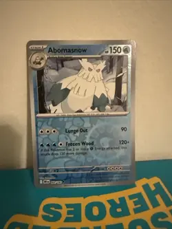 Abomasnow 060/182 Reverse Holo Uncommon Destined Rivals Pokemon TCG Near Mint NM - Image 1
