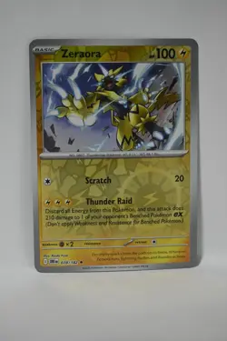 Zeraora 078/182 Rare Destined Rivals Pokemon Reverse Holo NM - Image 1