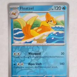 Floatzel 058/182 Sv10: Destined Rivals Reverse Rare Holo Pokemon TCG - Image 2