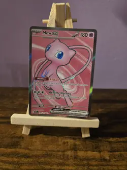 Pokemon TCG Mew Ex 193/165 Full Art Ultra Rare Scarlet & Violet 151 - Image 1