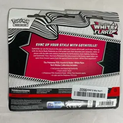 Pokemon TCG Scarlet & Violet White Flare Tech Three Booster Blister Pack NEW - Image 2